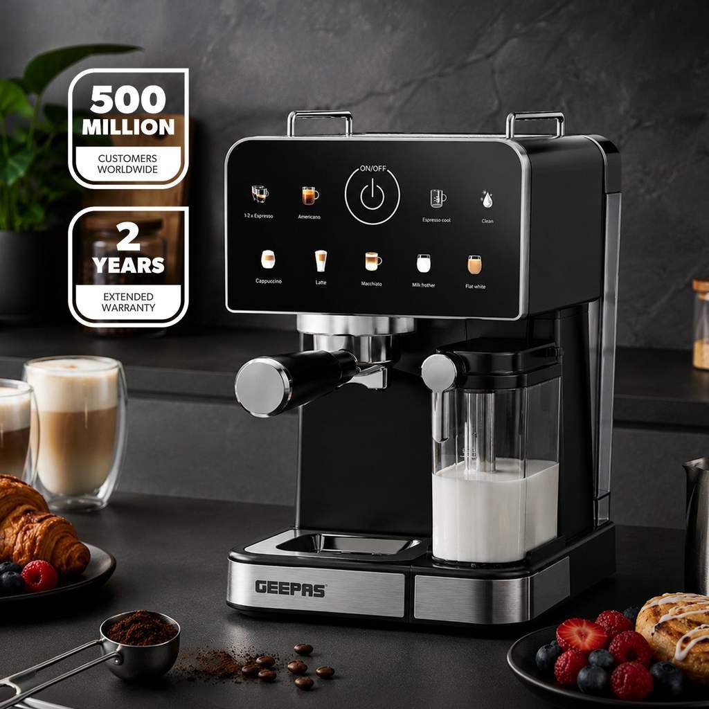0.75L Fast Brewing Anti-Drip Countertop Filter Coffee Machine Original Garansi Desain Kontrol Sederhana