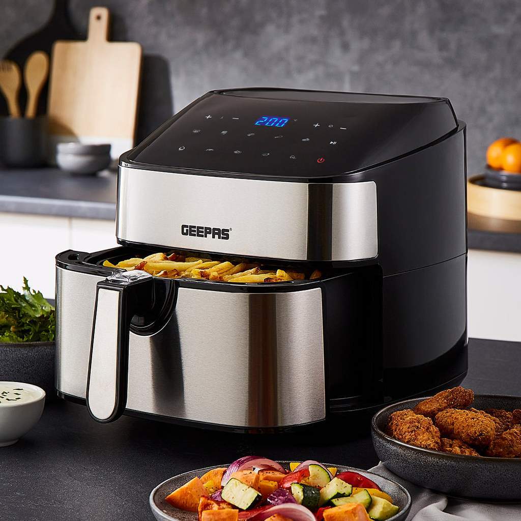 10-In-1 Large Rapid-Cook Vortex Air Fryer 7.5L Original Garansi Kapasitas 7.5 Liter