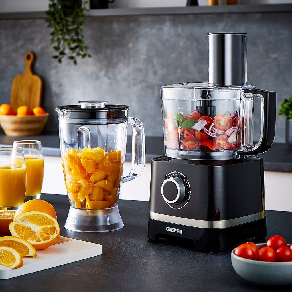 10-In-1 Multifunctional Food Processor, Juicer, Mixer and Blender Original Garansi Fungsi 10-in-1 Food Processor Juicer Mixer dan Blender