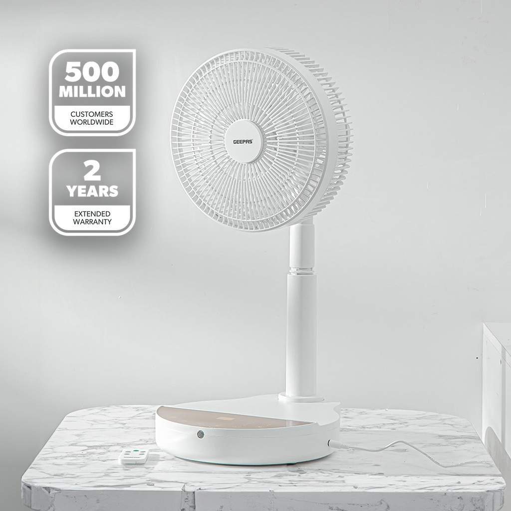 10 inci Portable DC Remote Controlled Desk Fan Original Garansi Bobot ringan mudah dibawa