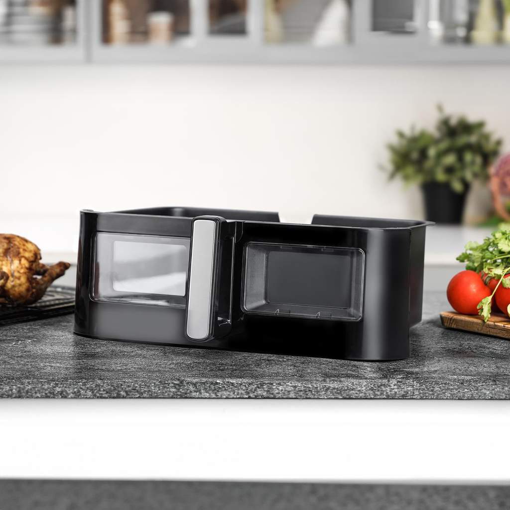 10L Air Fryer Drawer With Removable Divider With Viewing Window Original Garansi Fitur Lapisan Anti-Lengket Ya